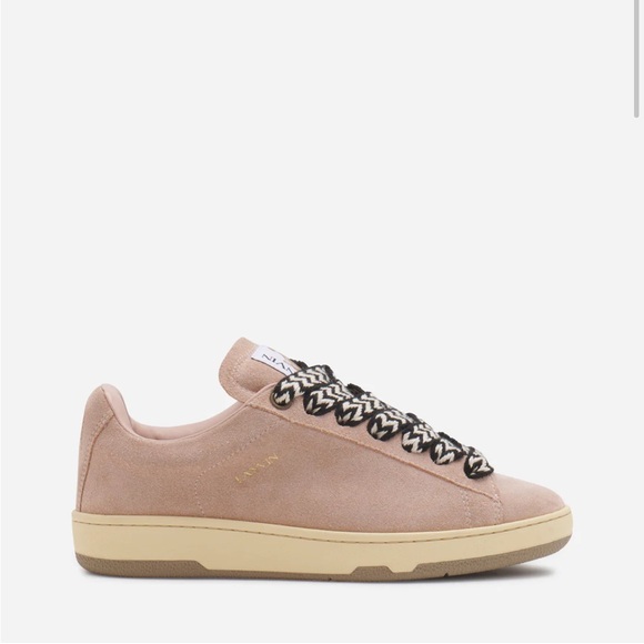 LANVIN SUEDE CURB LITE SNEAKERS - Picture 4 of 12